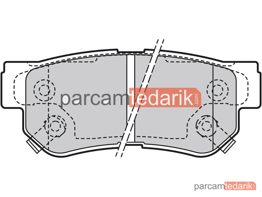 VALEO 670748 | Fren Balatası (Arka) — Kia Sportage II, Hyundai Getz, Hyundai Santa FÉ I